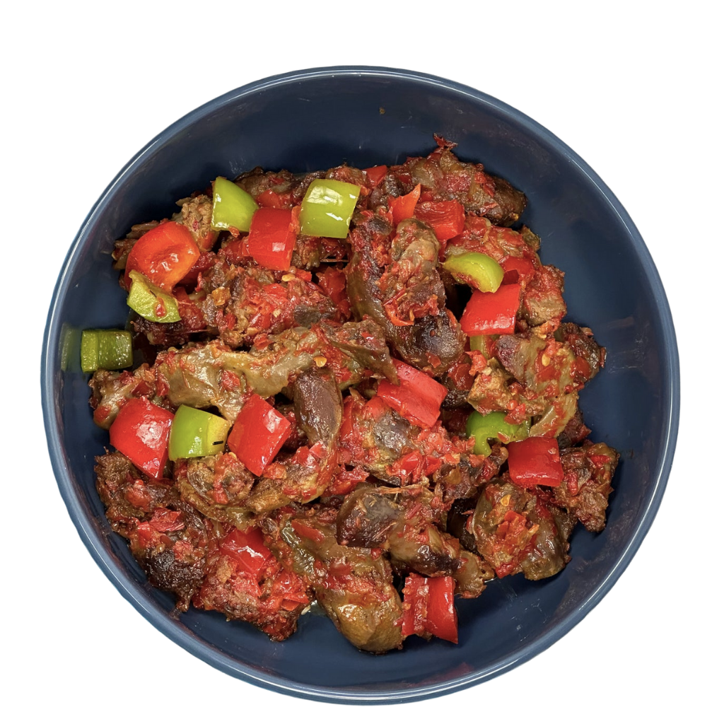 Pepper Chicken Gizzards