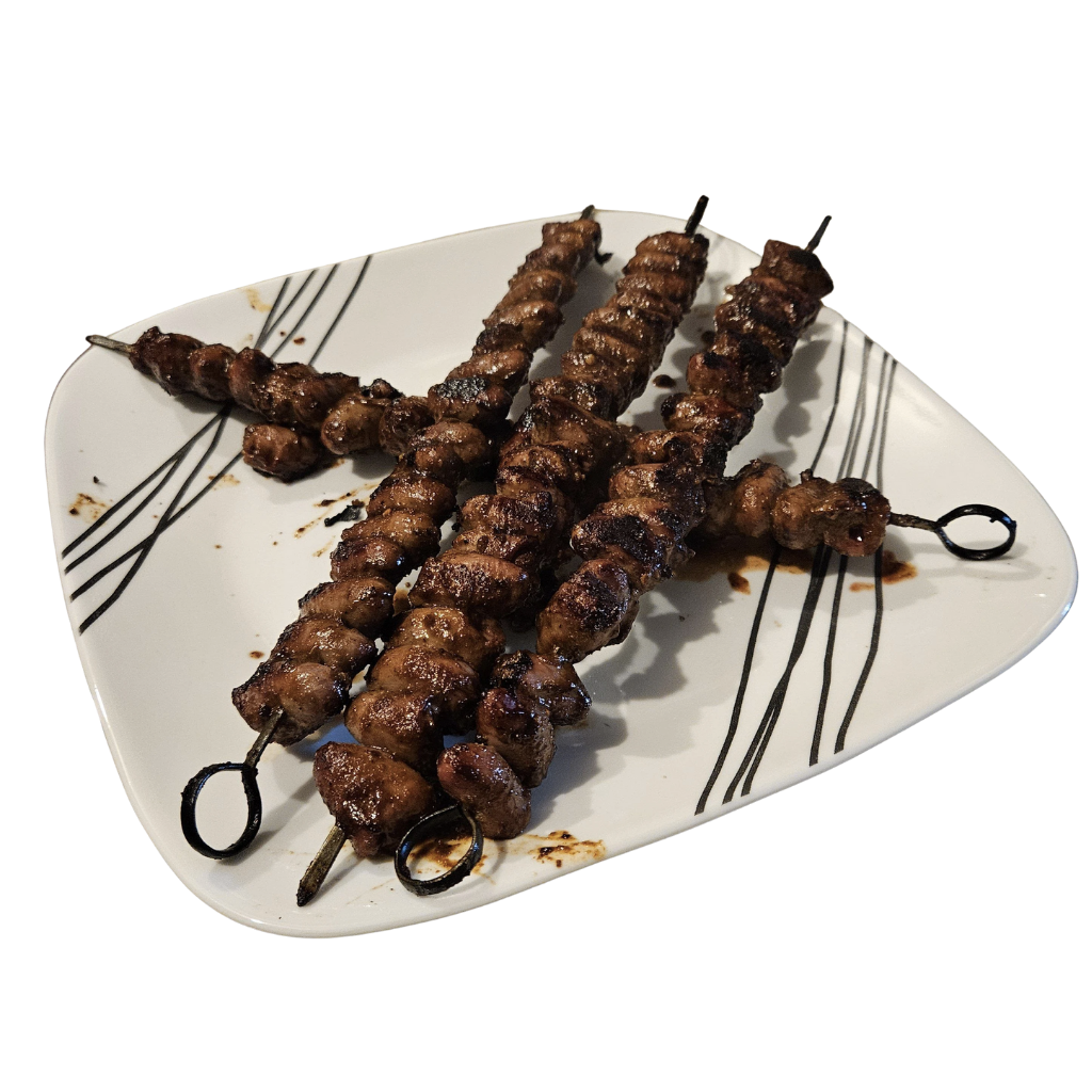 Grilled Chicken Hearts